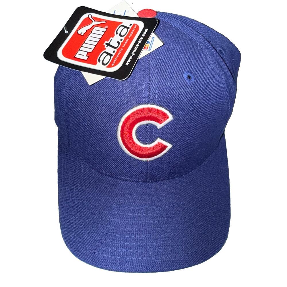 Chicago Cubs MLB Baseball Puma Strapback Hat Cap Genuine Merchandise Y2K NWT